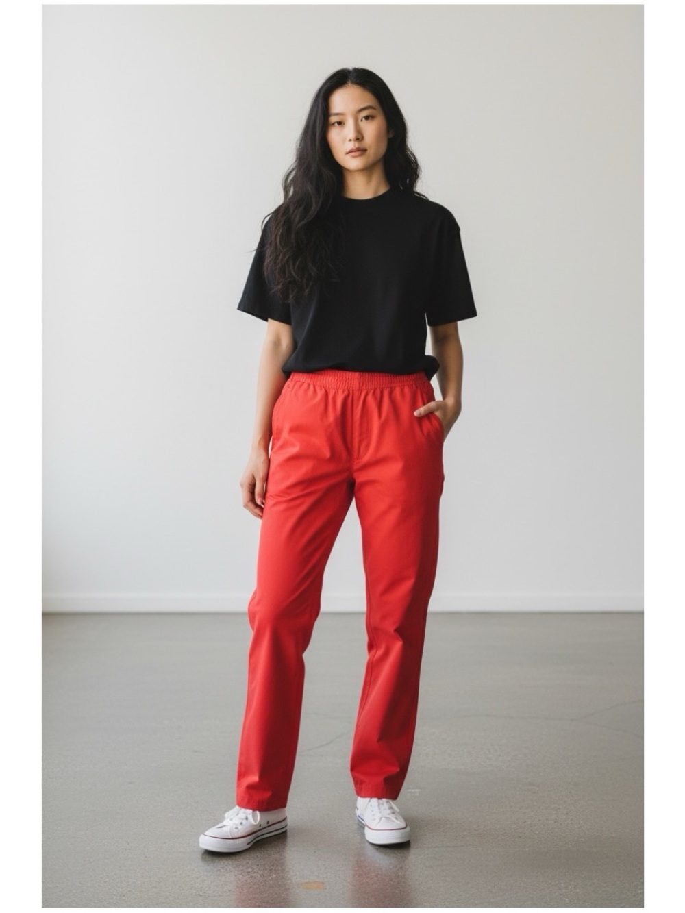 Outdoor Voices Women’s Sz M NWT Rec Tec High Rise Pull On Pants Paprika Orange